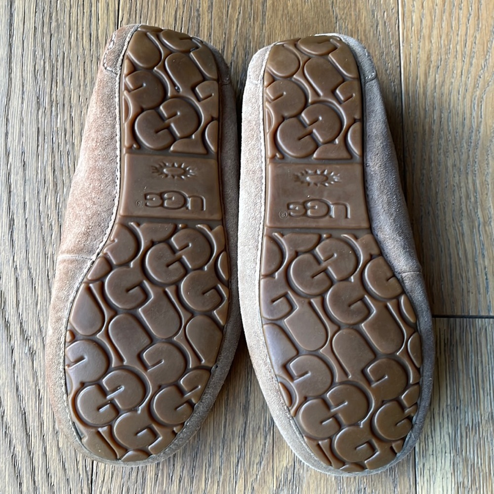 UGG® Australia Ansley chestnut Suede Slipper Size 7 - Picture 5 of 6